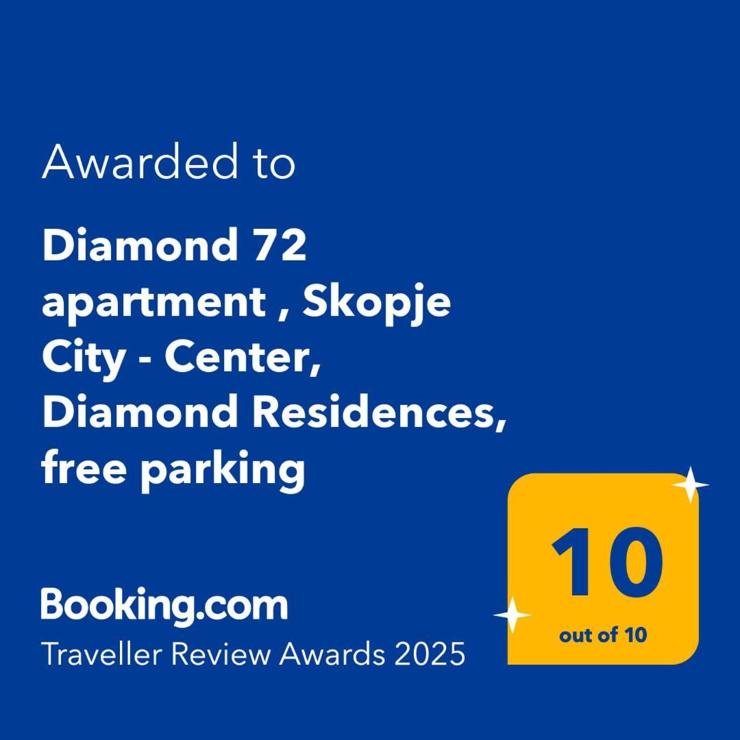 Diamond 72 Apartment , Skopje City - Center, Diamond Residences, Free Parking Екстер'єр фото